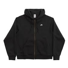 Nike SB Embroidered Zip Up Hoodie - Black - Switch Skate & Snow