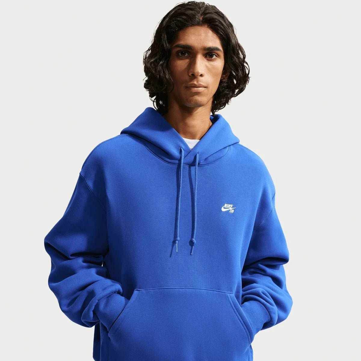 Nike SB Essential Fleece Pullover Hoodie - Old Royal/White - Switch Skate & Snow