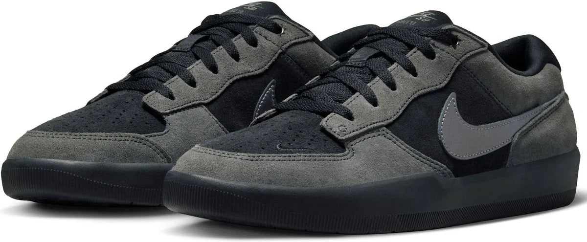 Nike SB Force 58 Shoes - Black/Metallic Dark Grey - Switch Skate & Snow