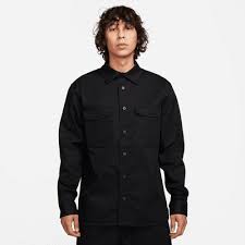 Nike SB Tanglin Longsleeve Button Up Shirt - Black - Switch Skate & Snow