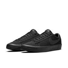 Nike SB Zoom Blazer Low Pro GT Shoes - Black/Black - Black - Switch Skate & Snow