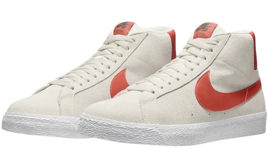 Nike SB Zoom Blazer Mid Shoes - Phantom/Cosmic Clay - White - Fir - Switch Skate & Snow