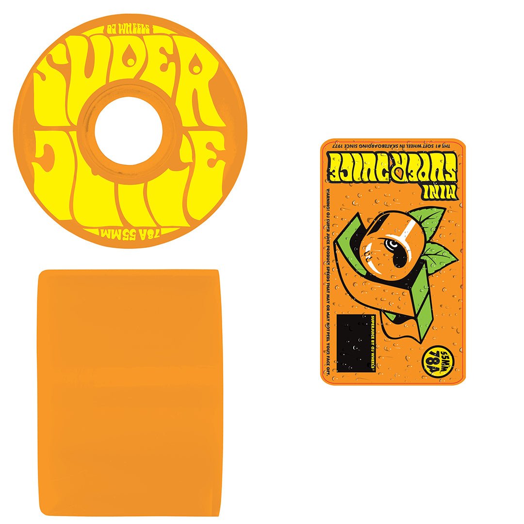 OJ Mini Super Juice Orange Wheels - 55mm 78A - Switch Skate & Snow