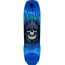 Powell Peralta Anderson Heron 04 Deck - 8.45 - Blue Foil - Switch Skate & Snow