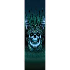Powell Peralta Anderson Skull Green Grip Sheets 9" - Switch Skate & Snow
