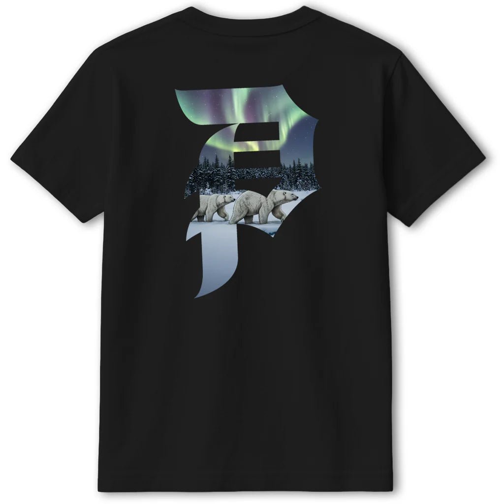 Primitive x Mehrathon Northern Lights T-Shirt - Black - Switch Skate & Snow