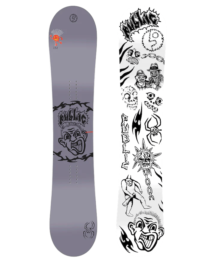 Public Disorder Snowboard 2025 - 152cm - Switch Skate & Snow