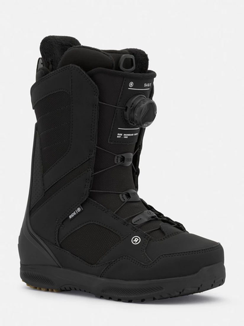 Ride 2026 Sage Womens Snowboard Boots - Black - Switch Skate & Snow
