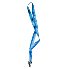 Salmon Arms Waves Lanyard - Blue - Switch Skate & Snow