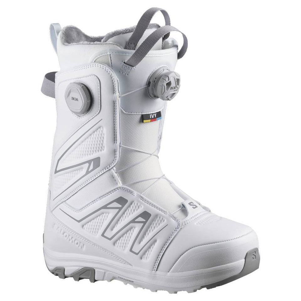Salomon Womens Ivy SJ BOA Boots 2027 - White - Switch Skate & Snow