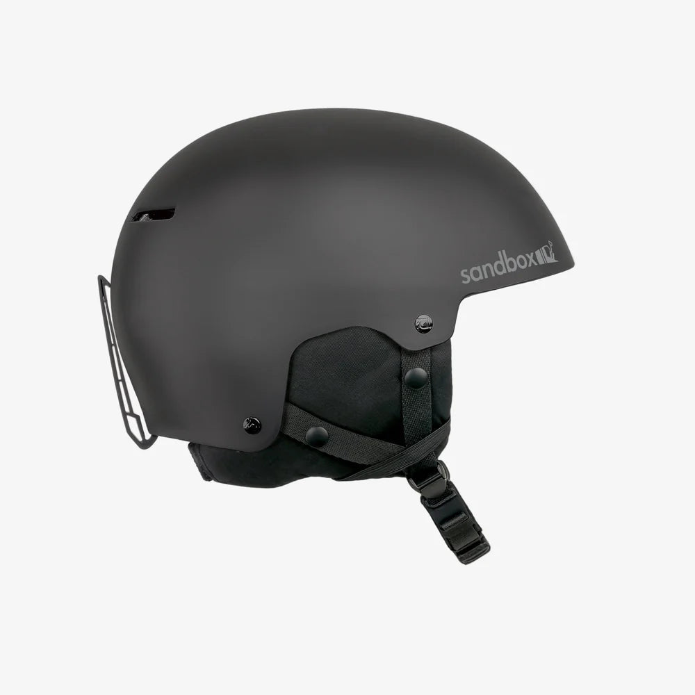 Sandbox Icon Snowboard Helmet – Black | Switch Skate & Snow