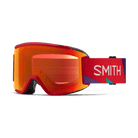 Smith 2025 Squad S Goggle - Crimson A - Maze - Zing + ChromaPop™ Everyday Red Mirror Lens - Switch Skate & Snow