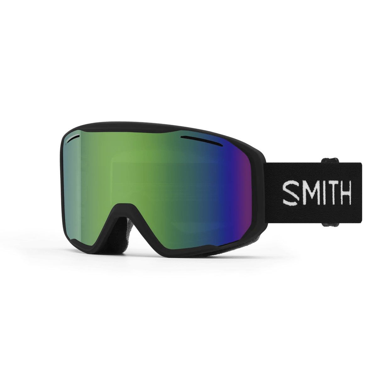 Smith 2026 Blazer Goggle - Black + Green Sol - X Mirror - Switch Skate & Snow