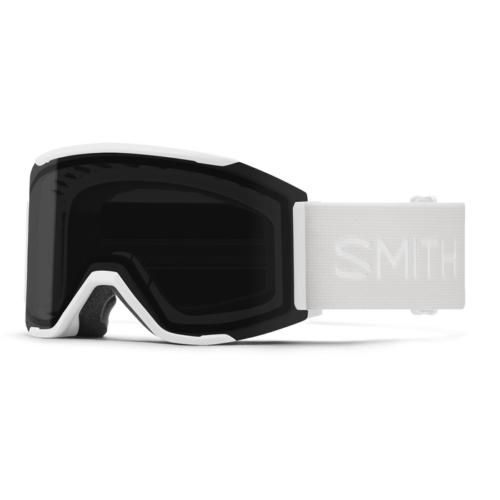 Smith 2026 Squad Mag Goggle - White Vapor + ChromaPop™ Sun Black Mirror - Switch Skate & Snow