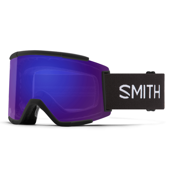 Smith 2026 Squad XL Goggle - Black + ChromaPop™ Everyday Violet Mirror - Switch Skate & Snow