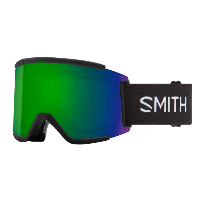 Smith 2026 Squad XL Goggle - Black + ChromaPop™ Sun Green Mirror - Switch Skate & Snow