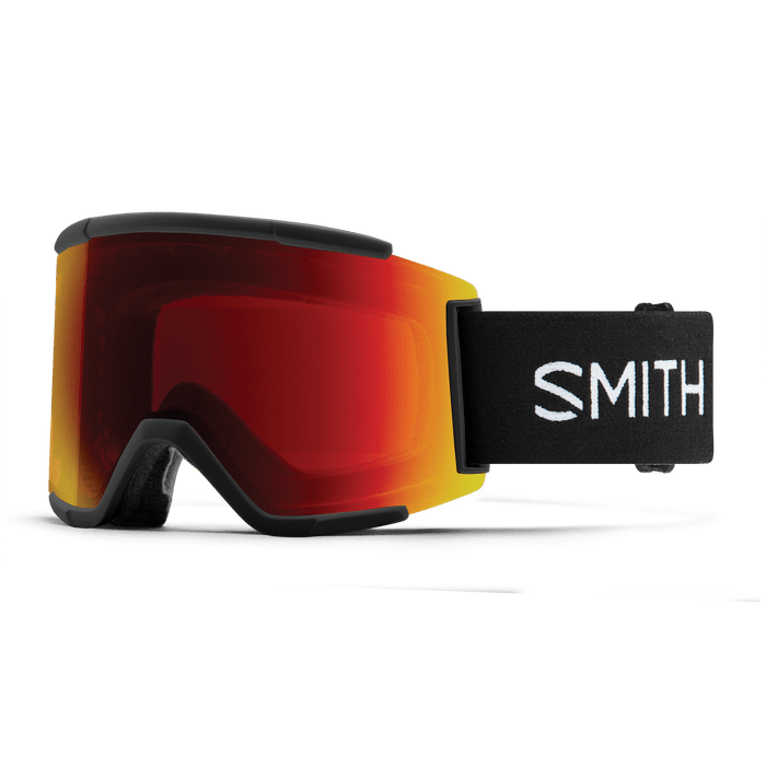Smith 2026 Squad XL Goggle - Black + ChromaPop™ Sun Red Mirror - Switch Skate & Snow
