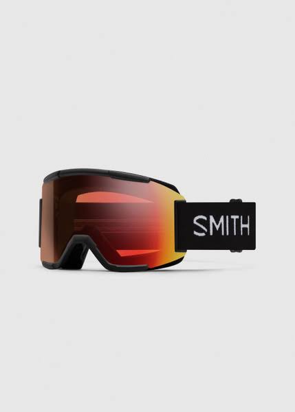 Smith 2027 Squad Contour Goggle - Black ChromaPop Pro Photochromic Red Mirror - Switch Skate & Snow