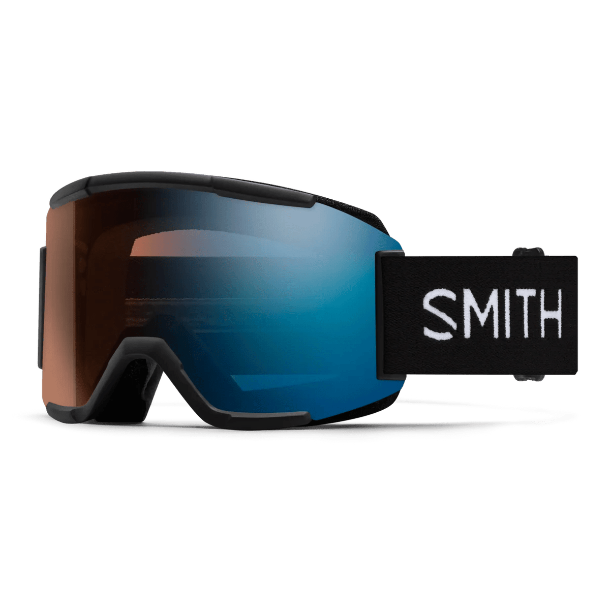 Smith 2027 Squad Goggle - Black ChromaPop Pro Photochromic Blue Mirror - Switch Skate & Snow