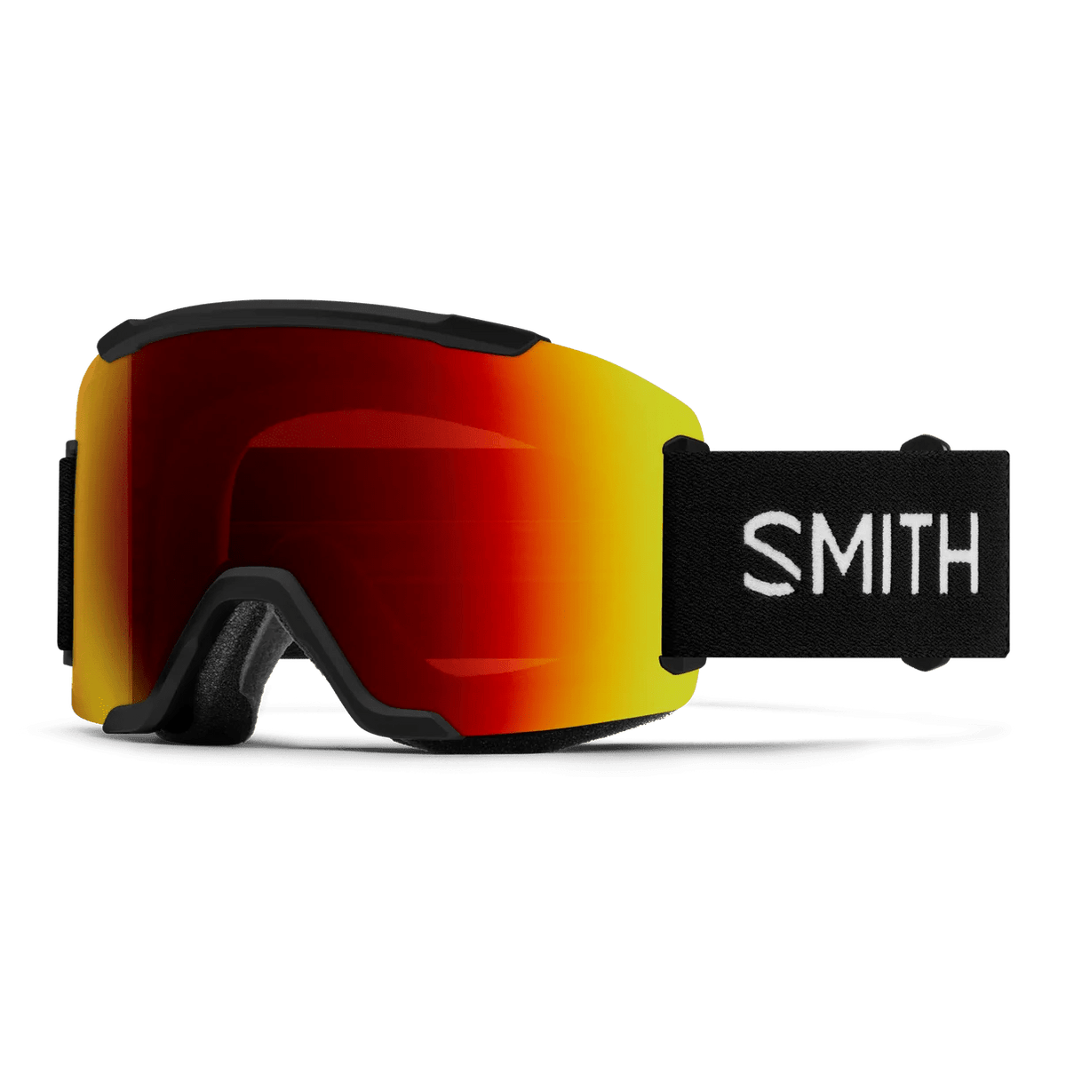 Smith 2027 Squad Goggle - Black + ChromaPop Sun Red Mirror - Switch Skate & Snow