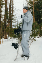 Souvenir Insulated Track Snowboard Jacket 2026 - Cool Grey - Switch Skate & Snow