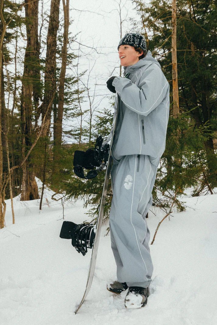 Souvenir Insulated Track Snowboard Jacket 2026 - Cool Grey - Switch Skate & Snow