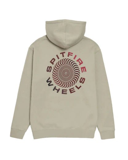 Spitfire Classic 87' Swirl Fade Fill Hoodie - Cement/Red - Black - Switch Skate & Snow