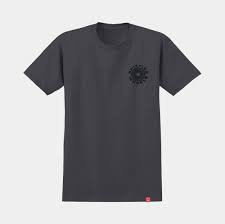 Spitfire Classic 87 Swirl Fade Fill T-Shirt - Charcoal/Black/White - Switch Skate & Snow