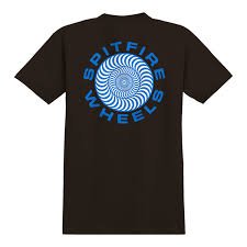 Spitfire Classic Swirl 87 Fill T-Shirt - Dark Chocolate - Switch Skate & Snow