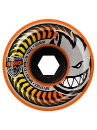 Spitfire Conical Full Wheels - 60mm 80HD - Orange Fade - Switch Skate & Snow
