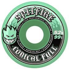 Spitfire F4 Colour Pack Conical Full Wheels - 52mm 99D - Teal - Switch Skate & Snow