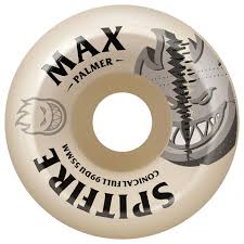 Spitfire F4 Max Palmer Burn Squad Conical Full Wheels - 55mm 99D - Switch Skate & Snow