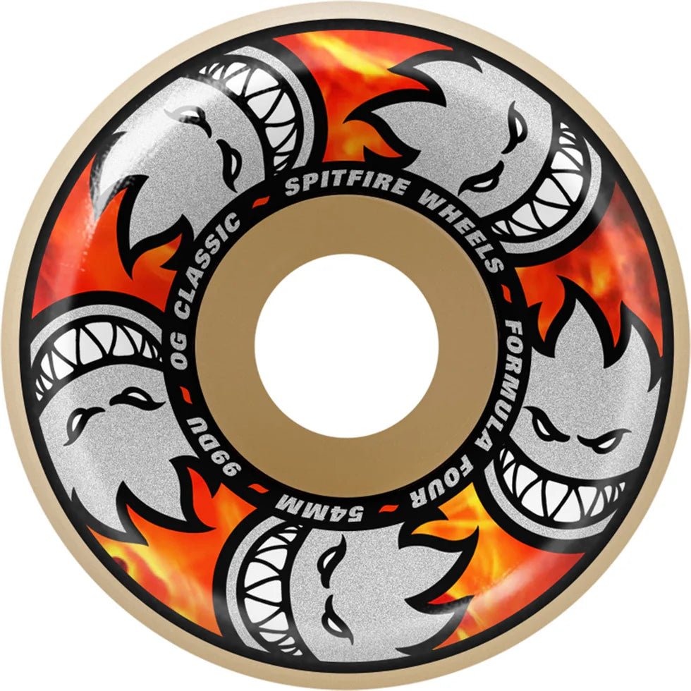 Spitfire F4 Multiball OG Classic Wheels - 54mm 99D - Switch Skate & Snow