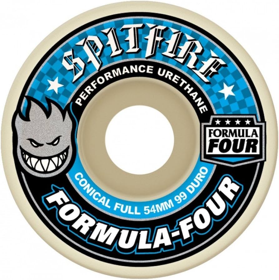 Spitfire Formula Four Conical Full Wheels - 54mm 99D - Switch Skate & Snow