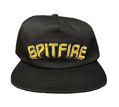 Spitfire Heatwave 5 Panel Snapback - Black - Switch Skate & Snow