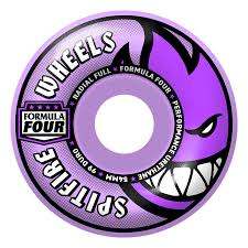 Spitfire Team Colors F4 Radial Full Wheels - 54mm 99D - Light Purple - Switch Skate & Snow