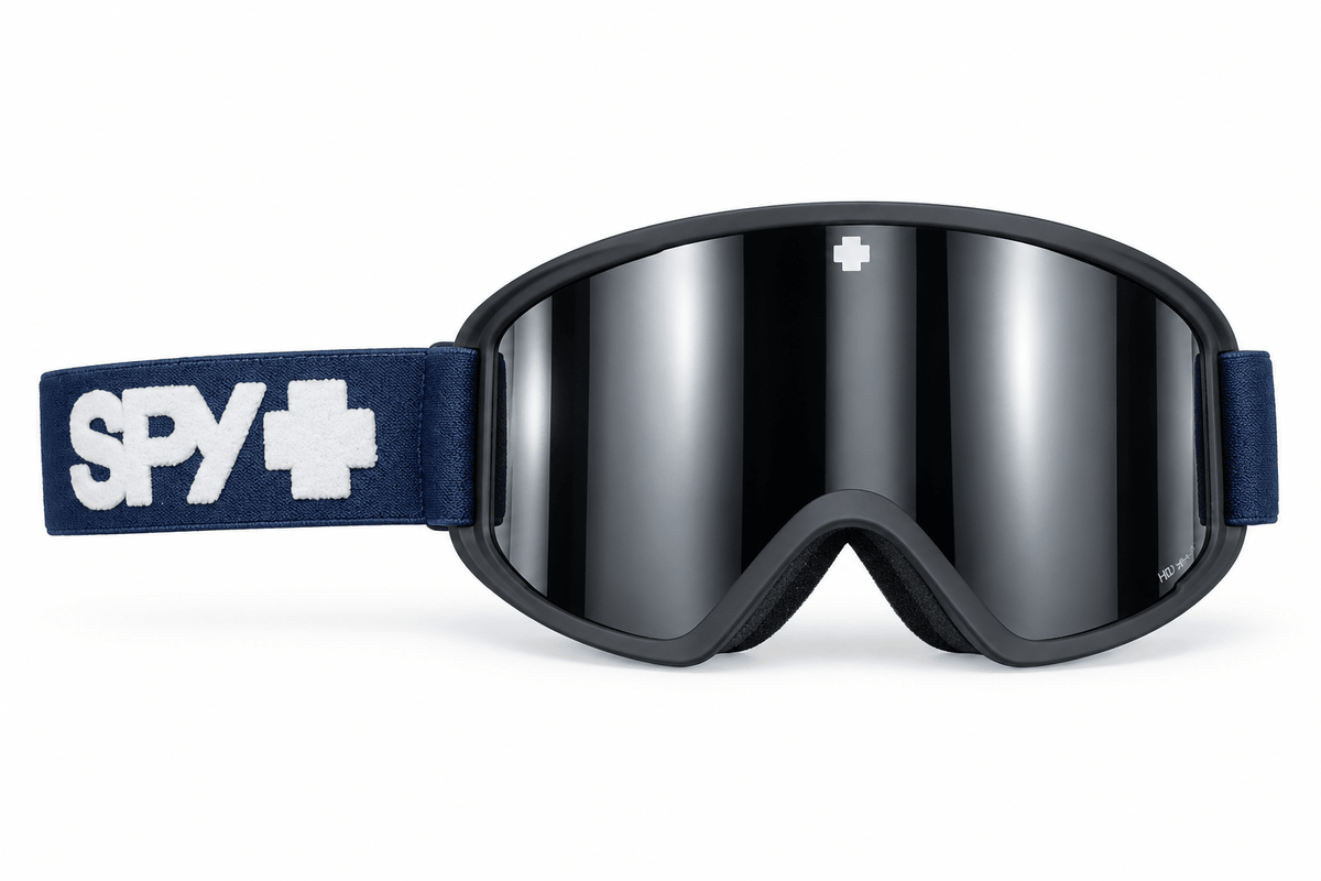 Spy 2027 Crusher Goggle - Matte Black/Blue - Bronze Silver Mirror - Switch Skate & Snow