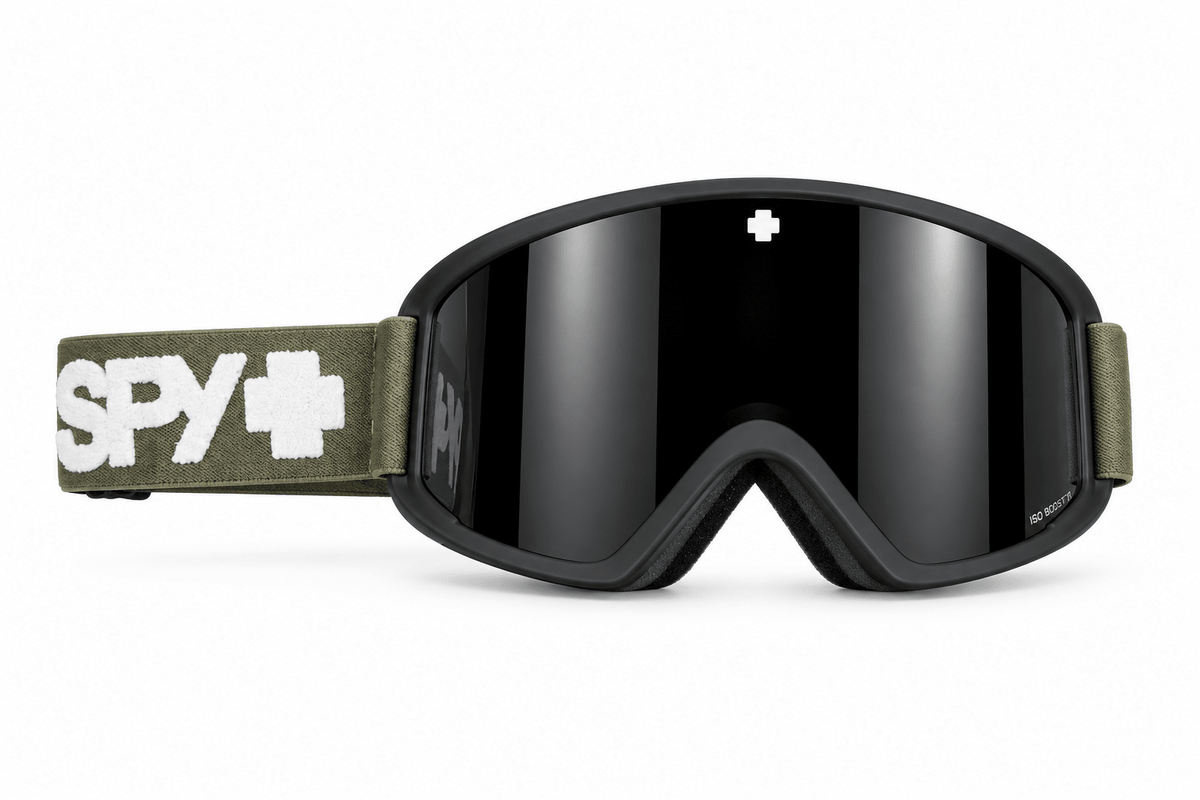 Spy 2027 Crusher Goggle - Matte Black/Olive - Bronze Silver Mirror - Switch Skate & Snow