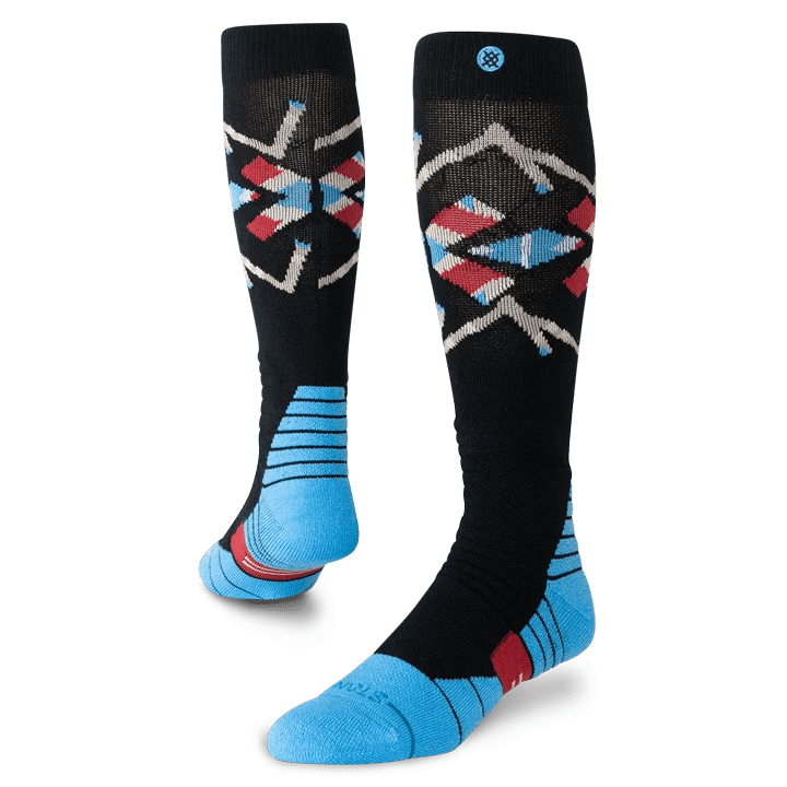Stance 2027 Snow Breaker Mid Poly Socks - Black - Switch Skate & Snow