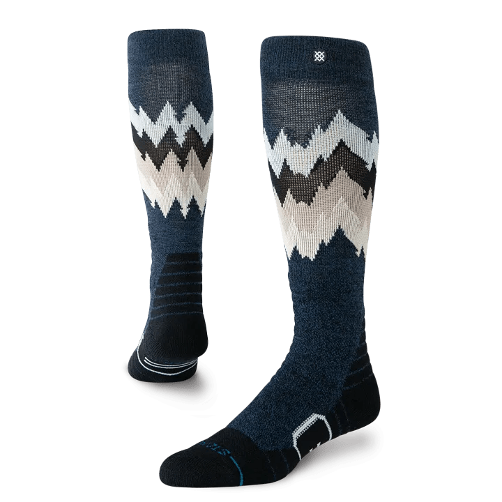 Stance 2027 Snow Womens Thompson Mid Wool Socks - Black Heather - Switch Skate & Snow