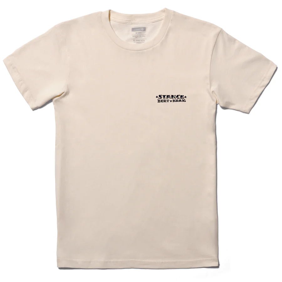 Stance Bert Krak Flash T Shirt - Canvas - Switch Skate & Snow