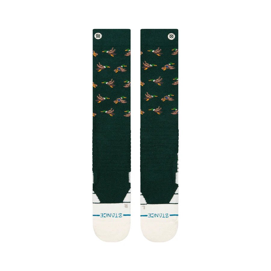 Stance Snow Huntin Mid Poly Socks - Pine - Switch Skate & Snow