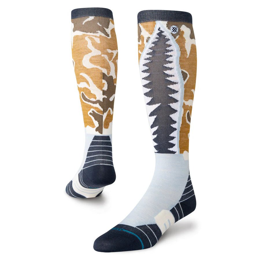 Stance Snow Socks Warbird UL Wool 2025 - Ice Blue - Switch Skate & Snow