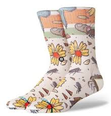 Stance Socks ARPA TDFR Trashed - Off White - Switch Skate & Snow