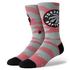 Stance Socks NBA Raptors Camo Melange - Grey - Switch Skate & Snow