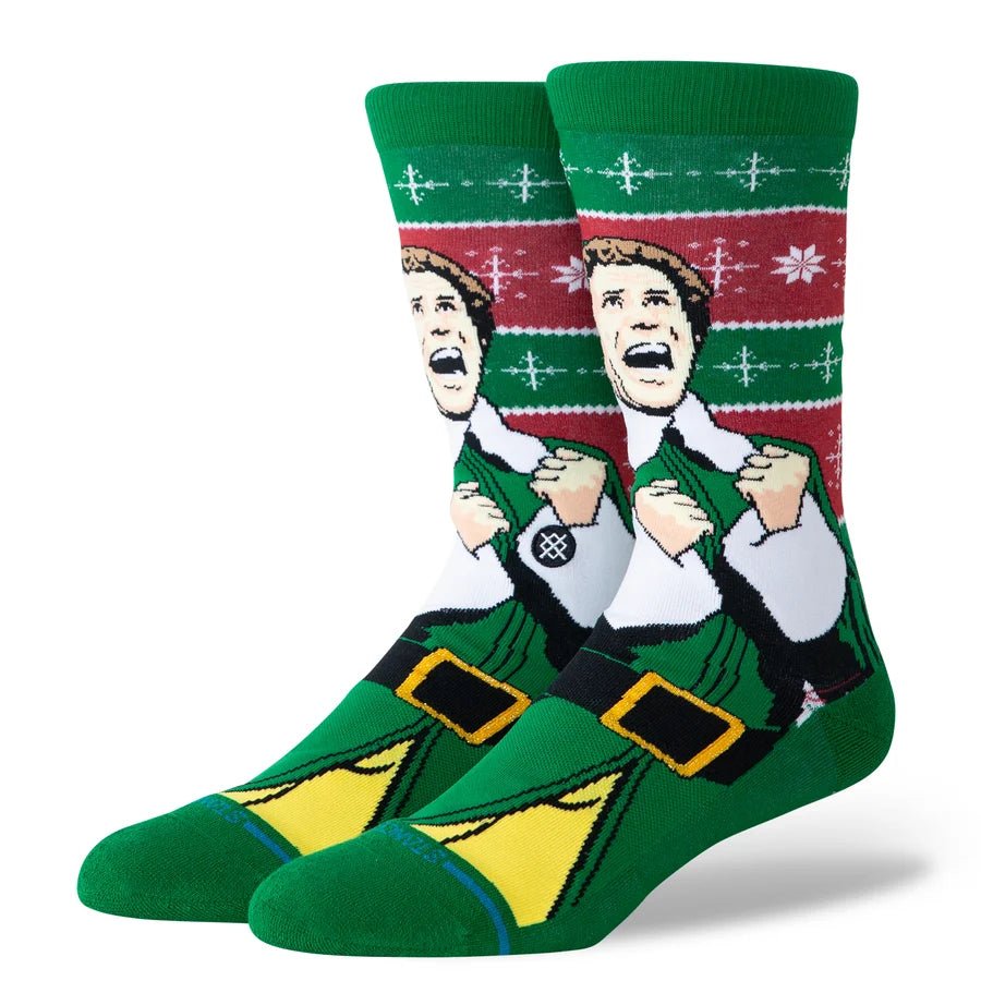 Stance Socks X Elf Cold Outside - Green - Switch Skate & Snow