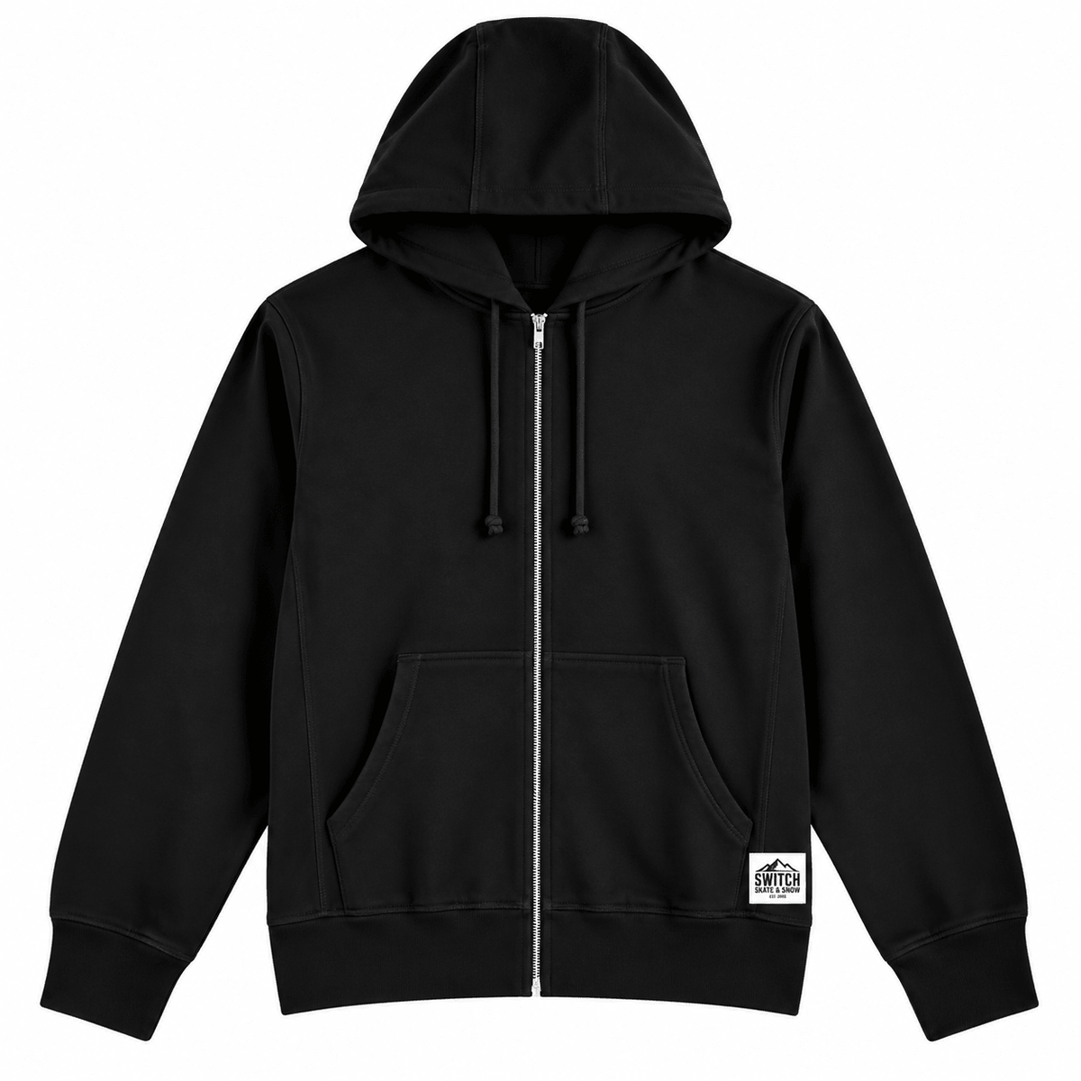 SWITCH Essentials Classic Zip Hoodie - Black - Switch Skate & Snow
