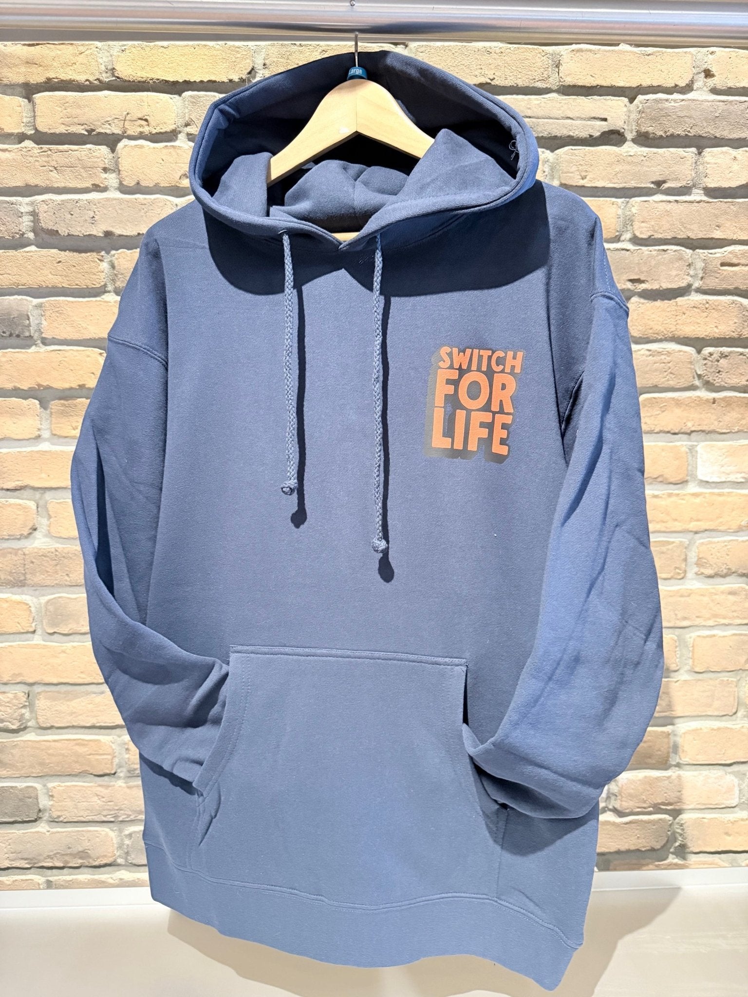 Switch For Life Goose Logo Heavyweight Hoody - Navy - Switch Skate & Snow