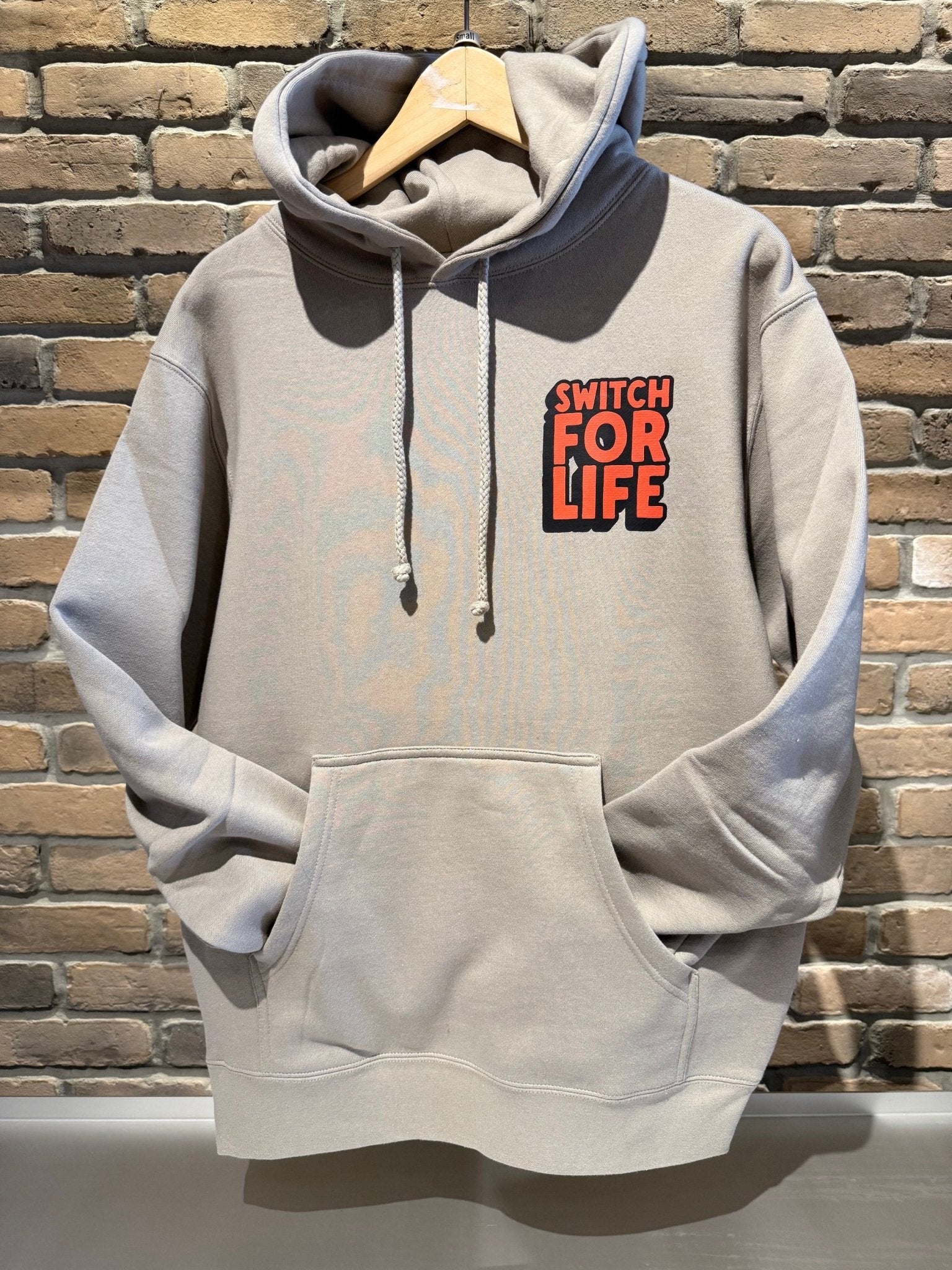 Switch For Life Goose Logo Heavyweight Hoody - Sand - Switch Skate & Snow
