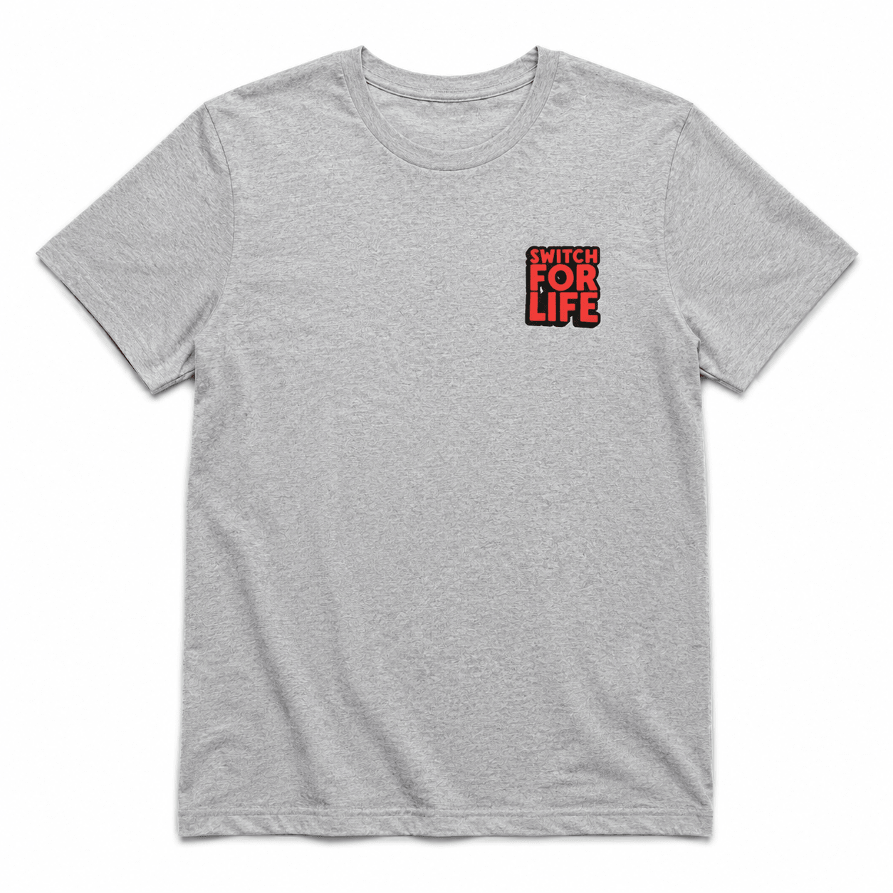 Switch For Life Goose Logo Heavyweight T-Shirt - Grey - Switch Skate & Snow